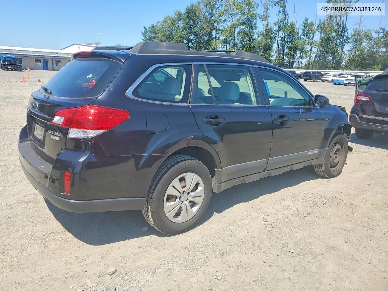 2010 Subaru Outback 2.5I VIN: 4S4BRBAC7A3381246 Lot: 61147406