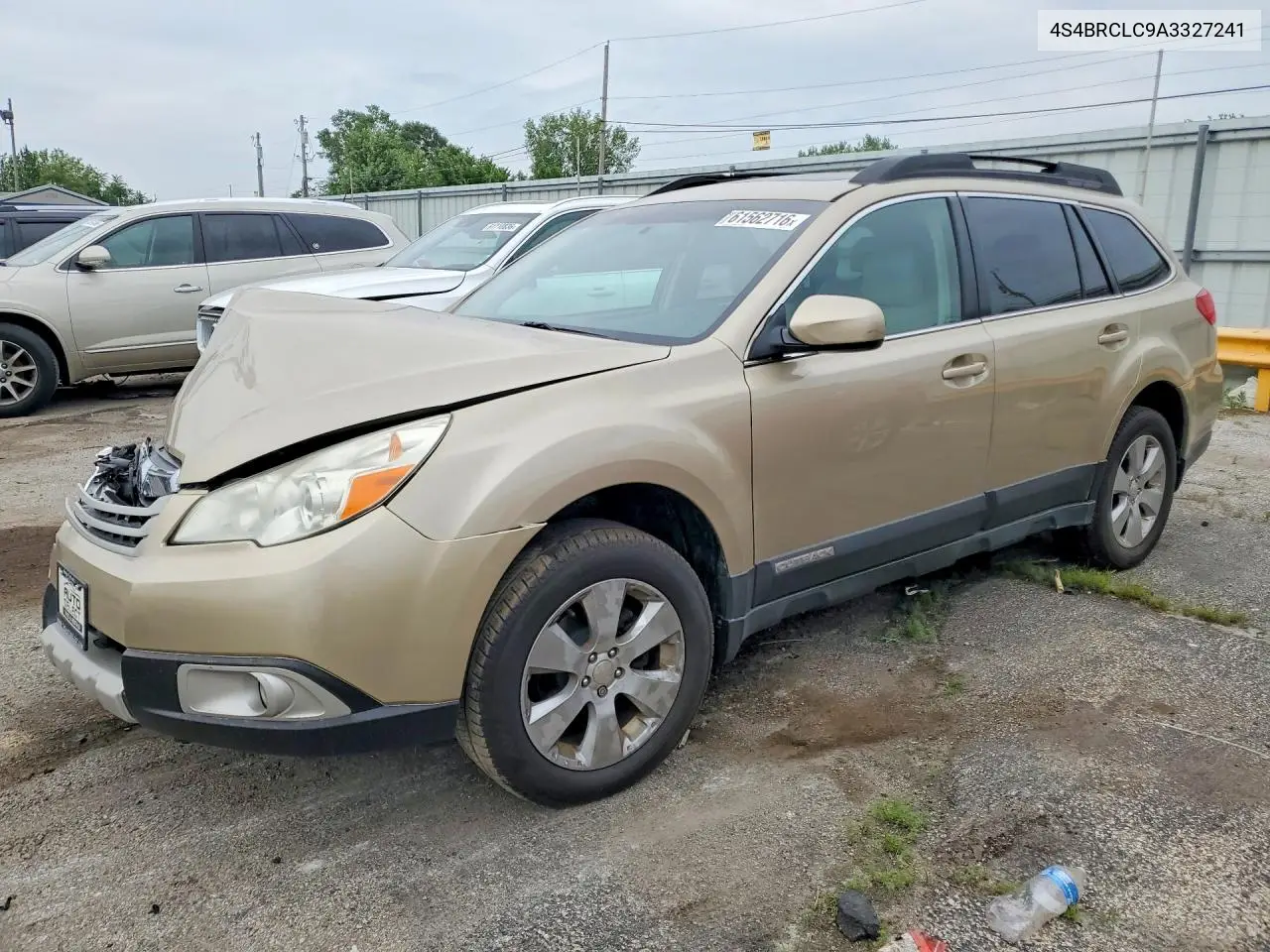 2010 Subaru Outback 2.5I Limited VIN: 4S4BRCLC9A3327241 Lot: 61562716