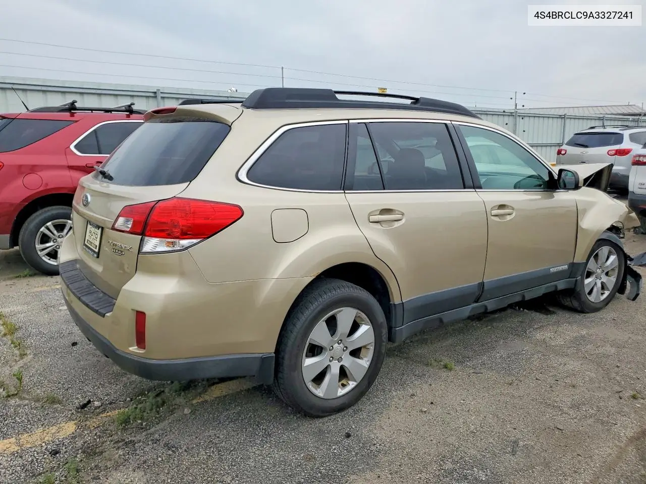 2010 Subaru Outback 2.5I Limited VIN: 4S4BRCLC9A3327241 Lot: 61562716