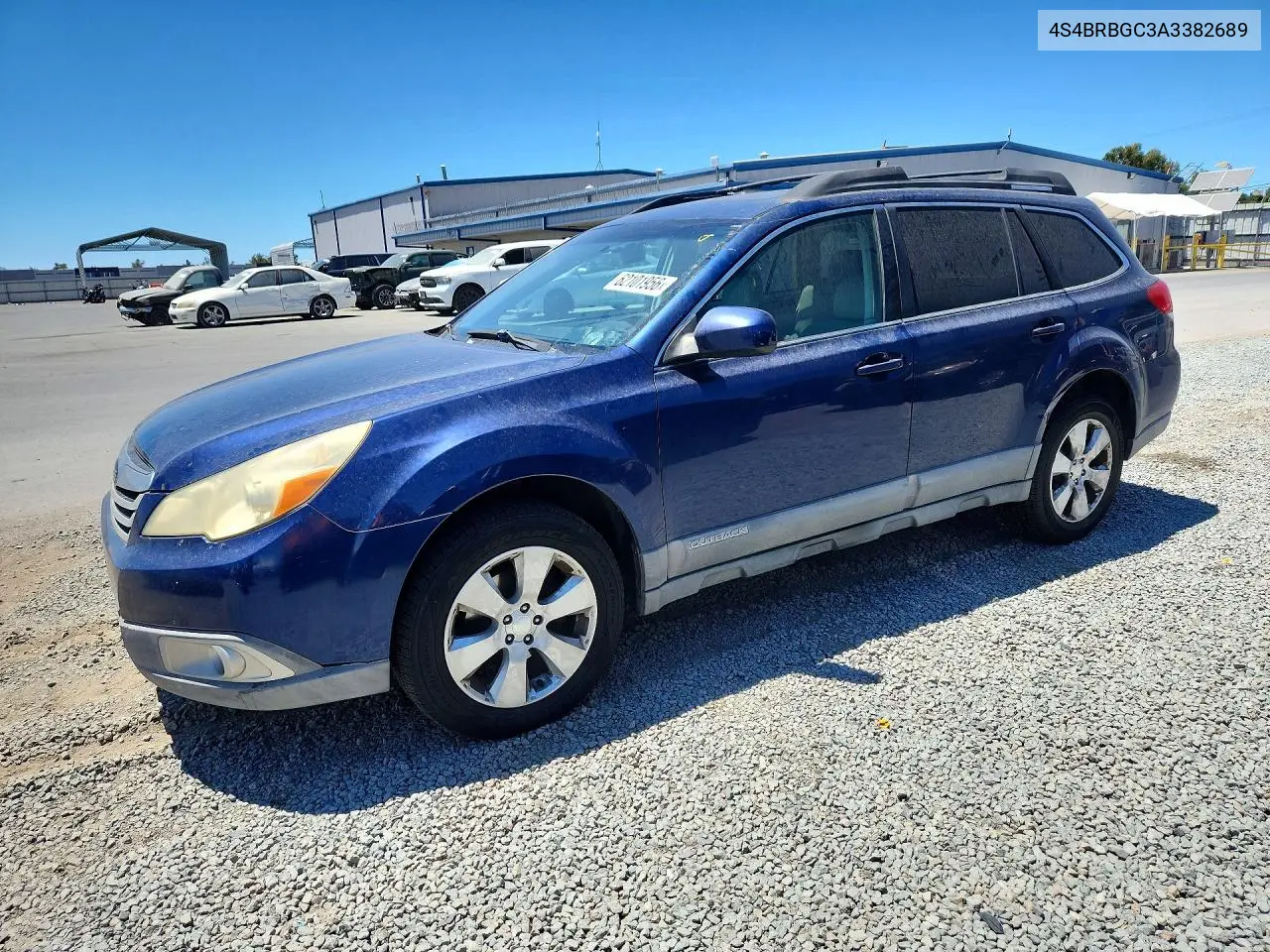 2010 Subaru Outback 2.5I Premium VIN: 4S4BRBGC3A3382689 Lot: 62101956