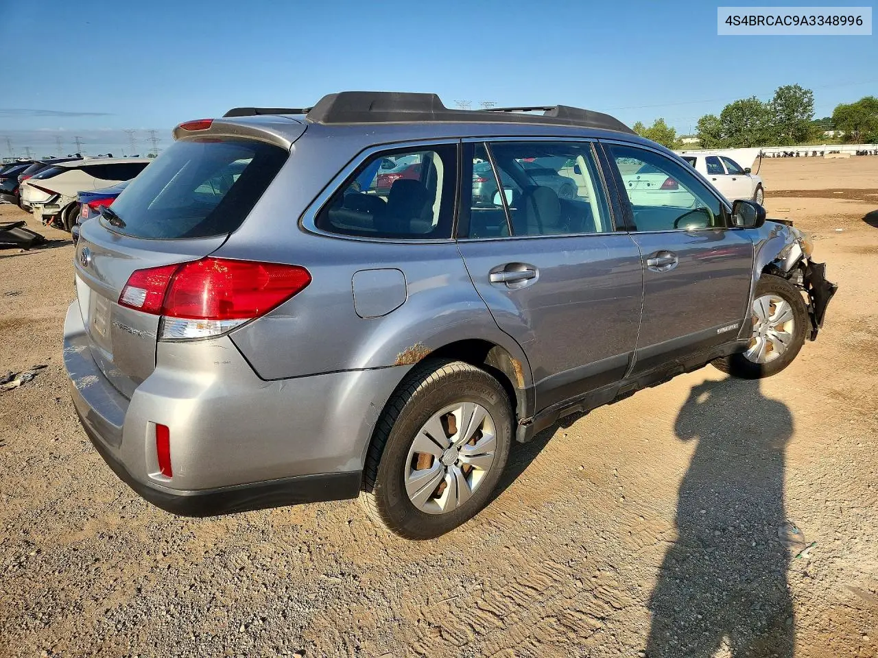 2010 Subaru Outback 2.5I VIN: 4S4BRCAC9A3348996 Lot: 62226496