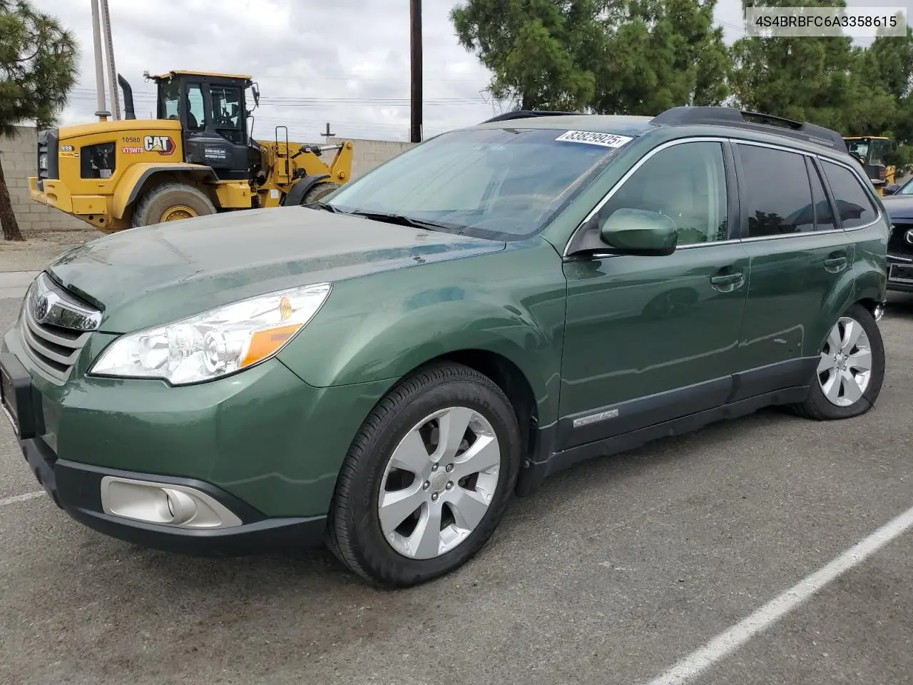 4S4BRBFC6A3358615 2010 Subaru Outback 2.5I Premium