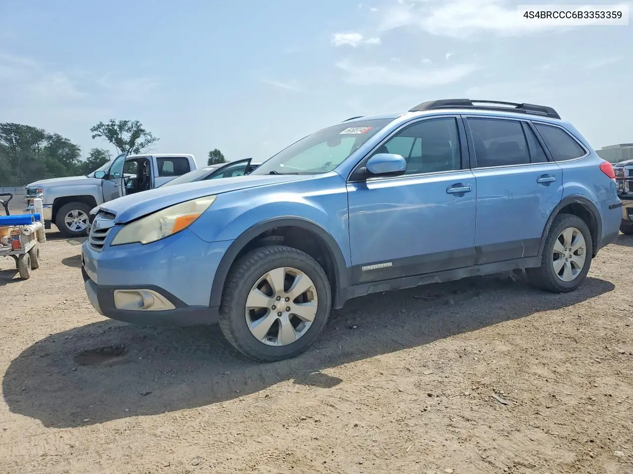2011 Subaru Outback 2.5I Premium VIN: 4S4BRCCC6B3353359 Lot: 58509146
