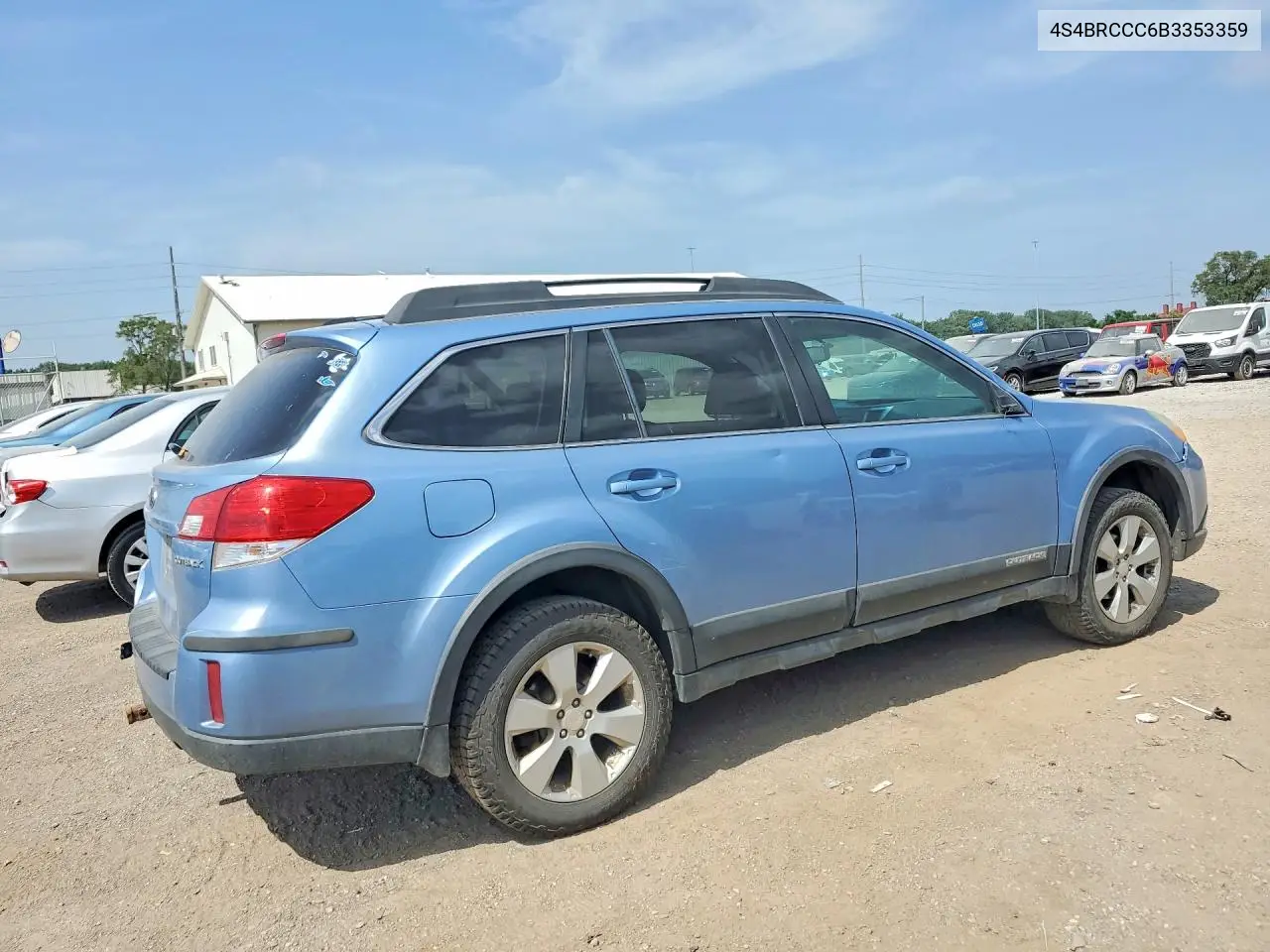 2011 Subaru Outback 2.5I Premium VIN: 4S4BRCCC6B3353359 Lot: 58509146