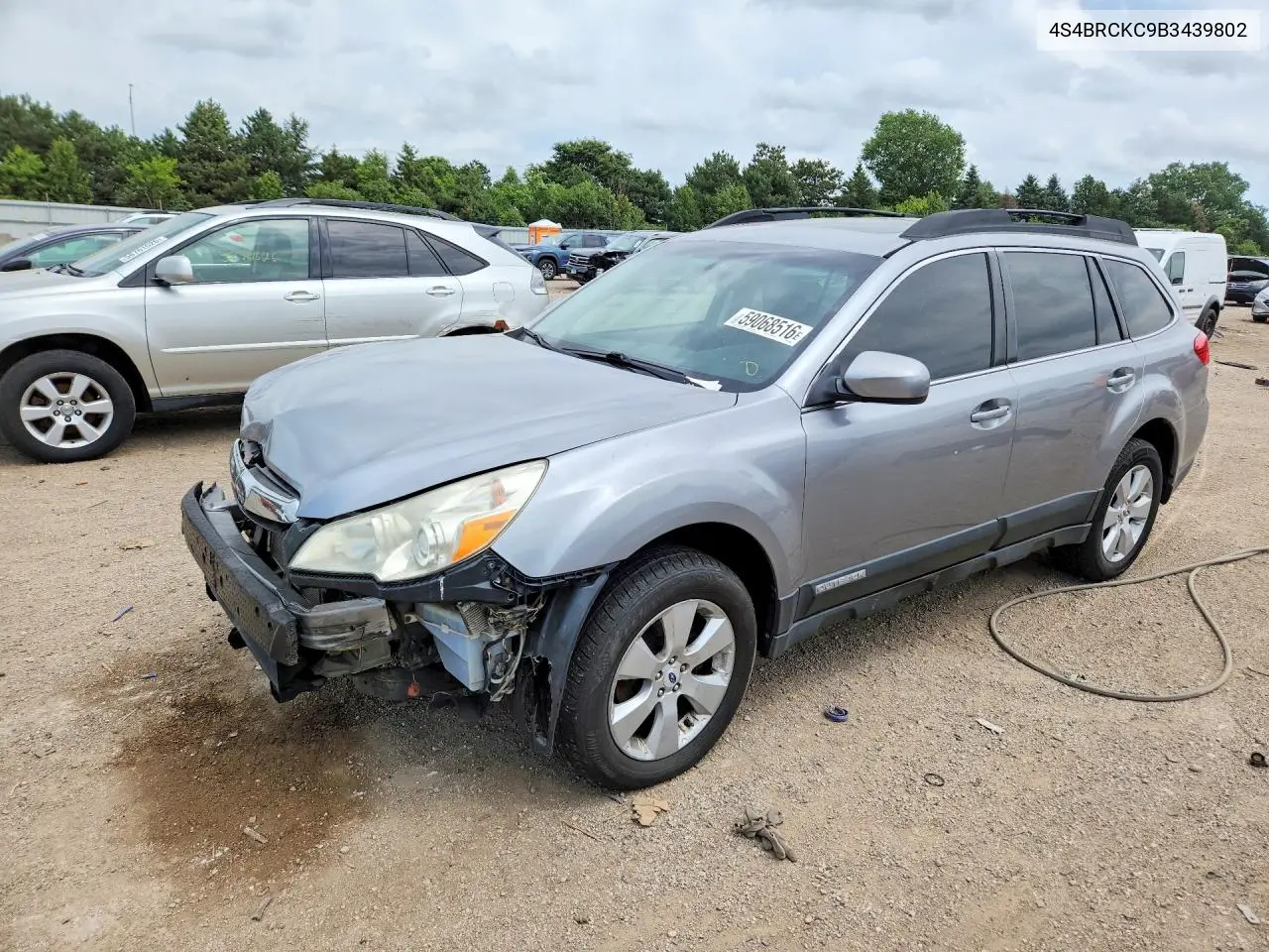 4S4BRCKC9B3439802 2011 Subaru Outback 2.5I Limited