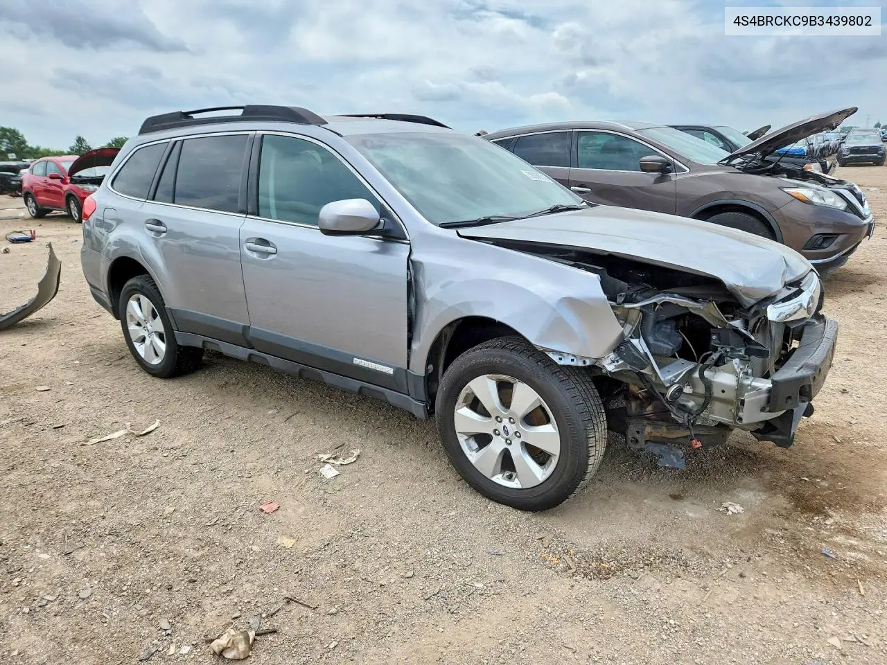 4S4BRCKC9B3439802 2011 Subaru Outback 2.5I Limited