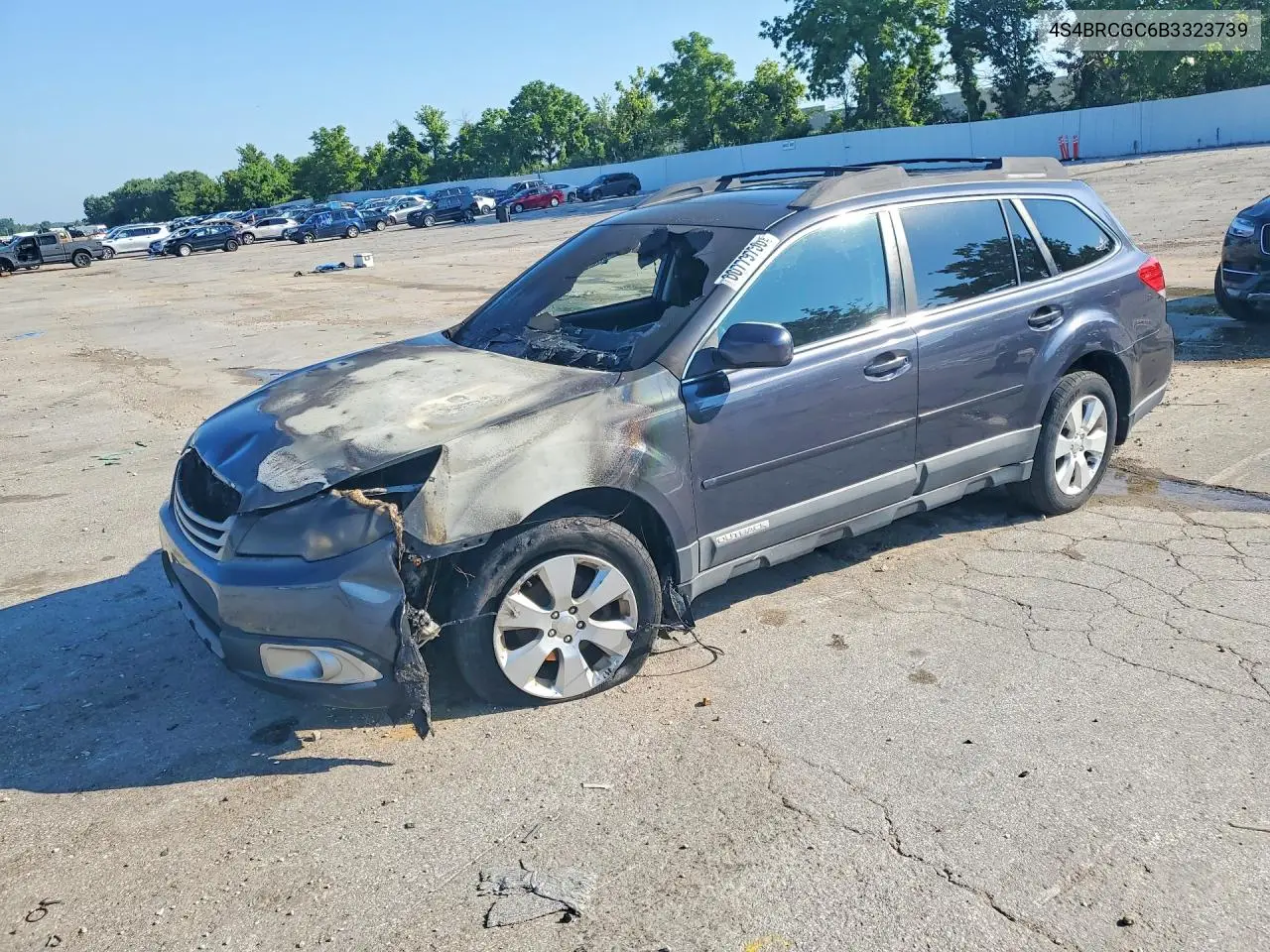 2011 Subaru Outback 2.5I Premium VIN: 4S4BRCGC6B3323739 Lot: 60779756