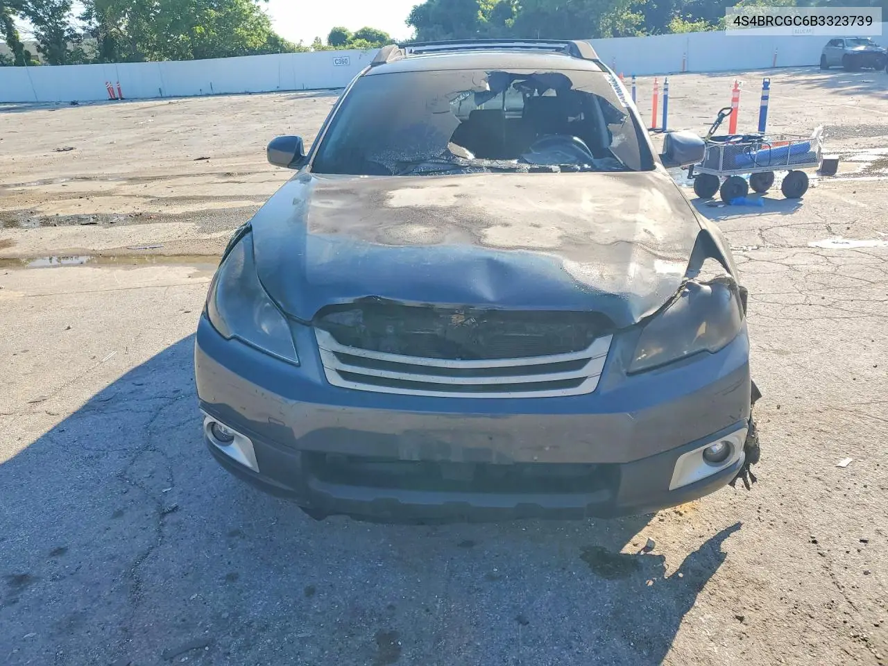 2011 Subaru Outback 2.5I Premium VIN: 4S4BRCGC6B3323739 Lot: 60779756