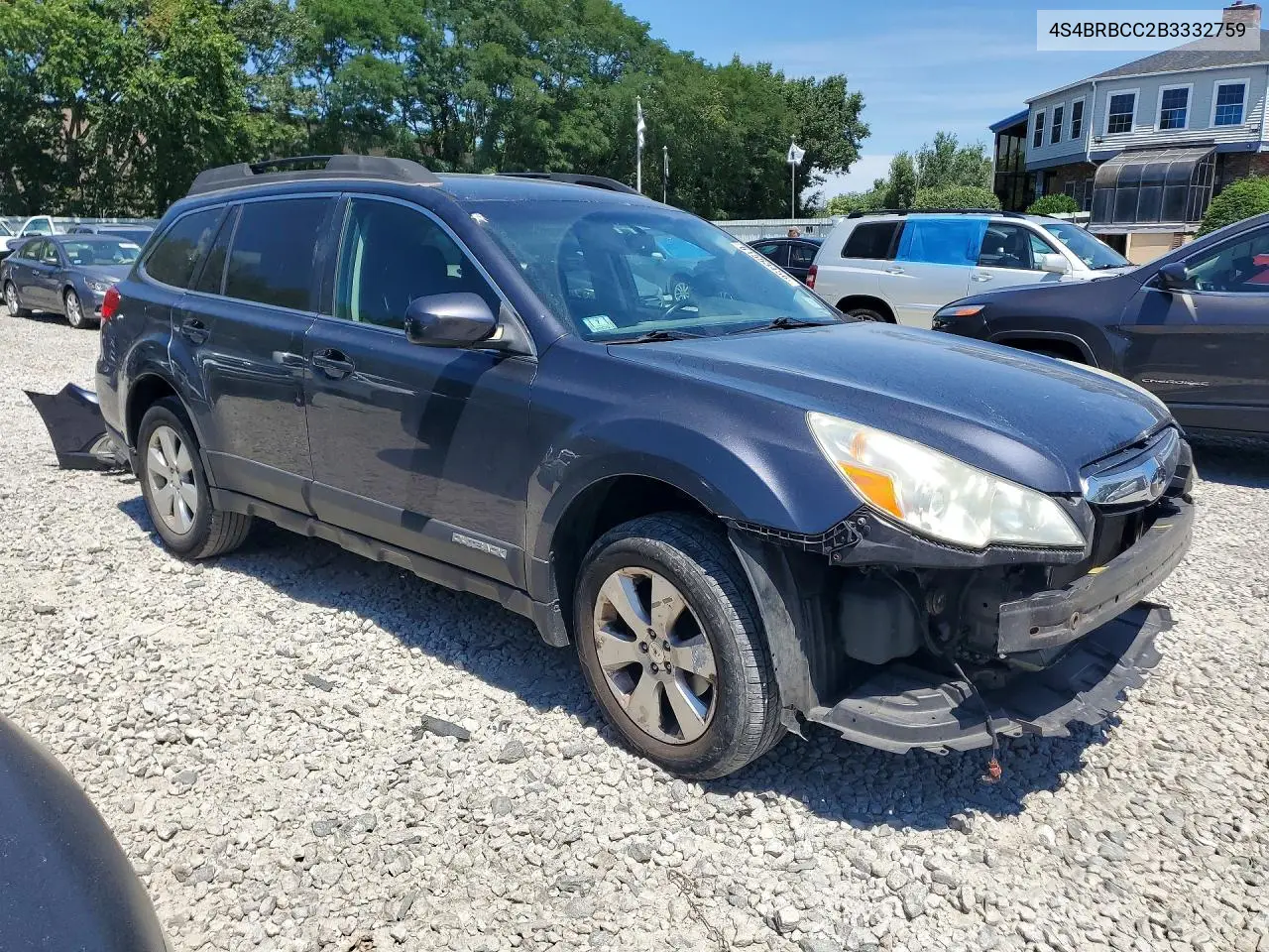 2011 Subaru Outback 2.5I Premium VIN: 4S4BRBCC2B3332759 Lot: 61553456