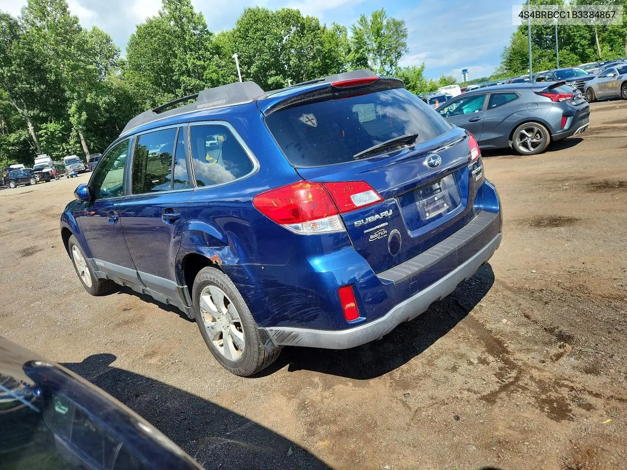 2011 Subaru Outback 2.5I Premium VIN: 4S4BRBCC1B3384867 Lot: 61777476