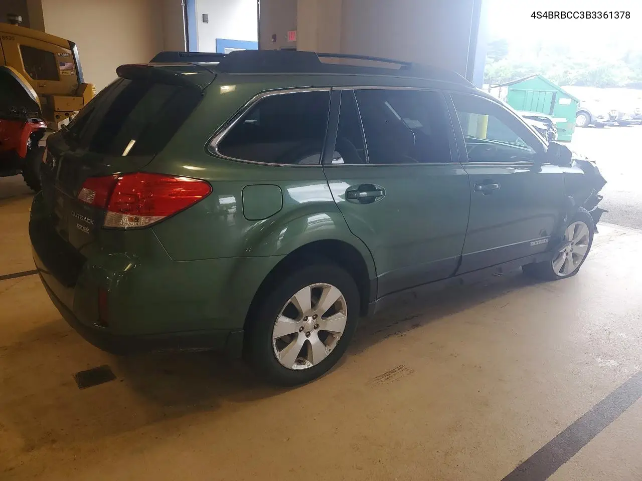 2011 Subaru Outback 2.5I Premium VIN: 4S4BRBCC3B3361378 Lot: 61889006