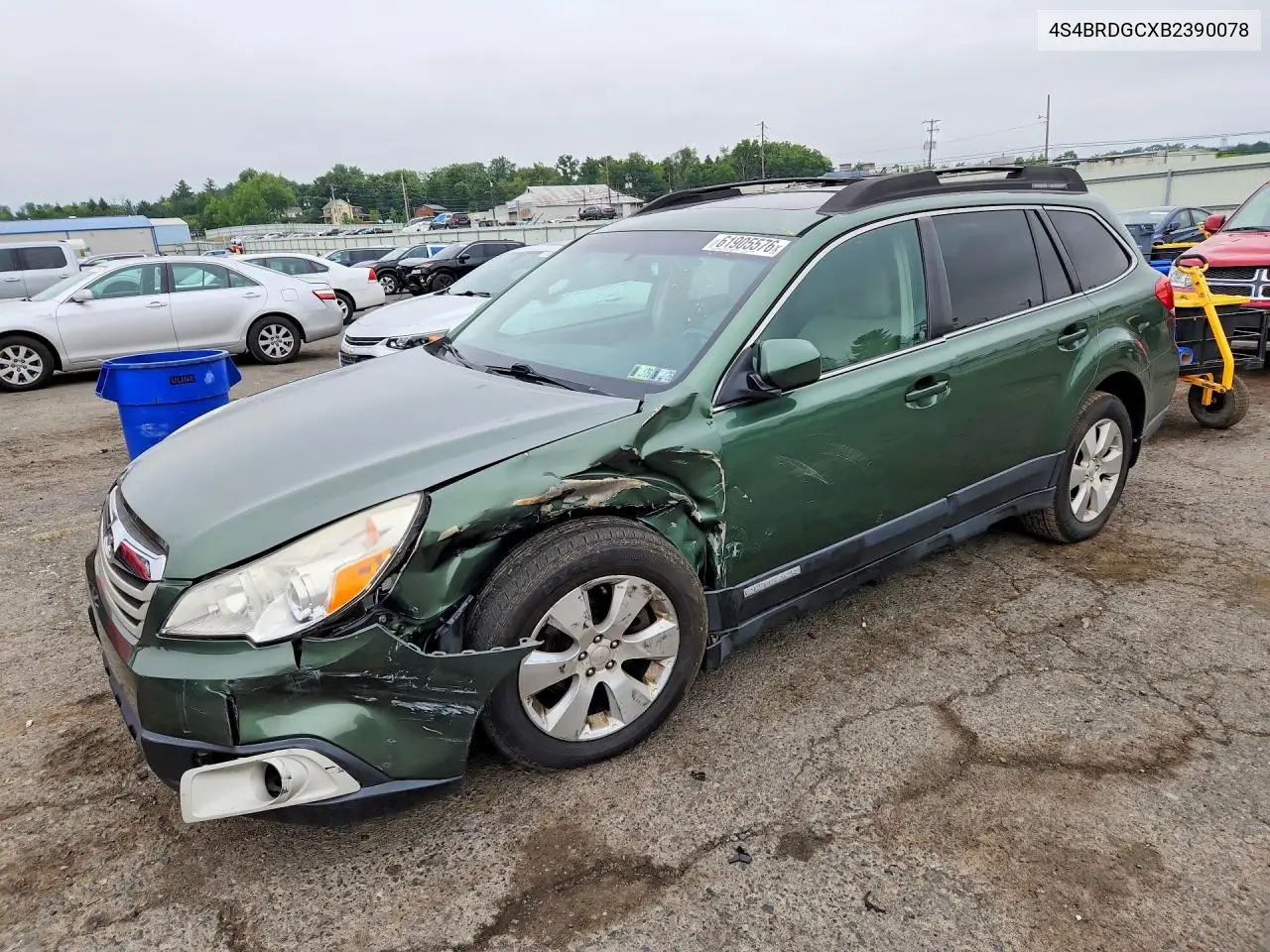 2011 Subaru Outback 3.6R Premium VIN: 4S4BRDGCXB2390078 Lot: 61905576