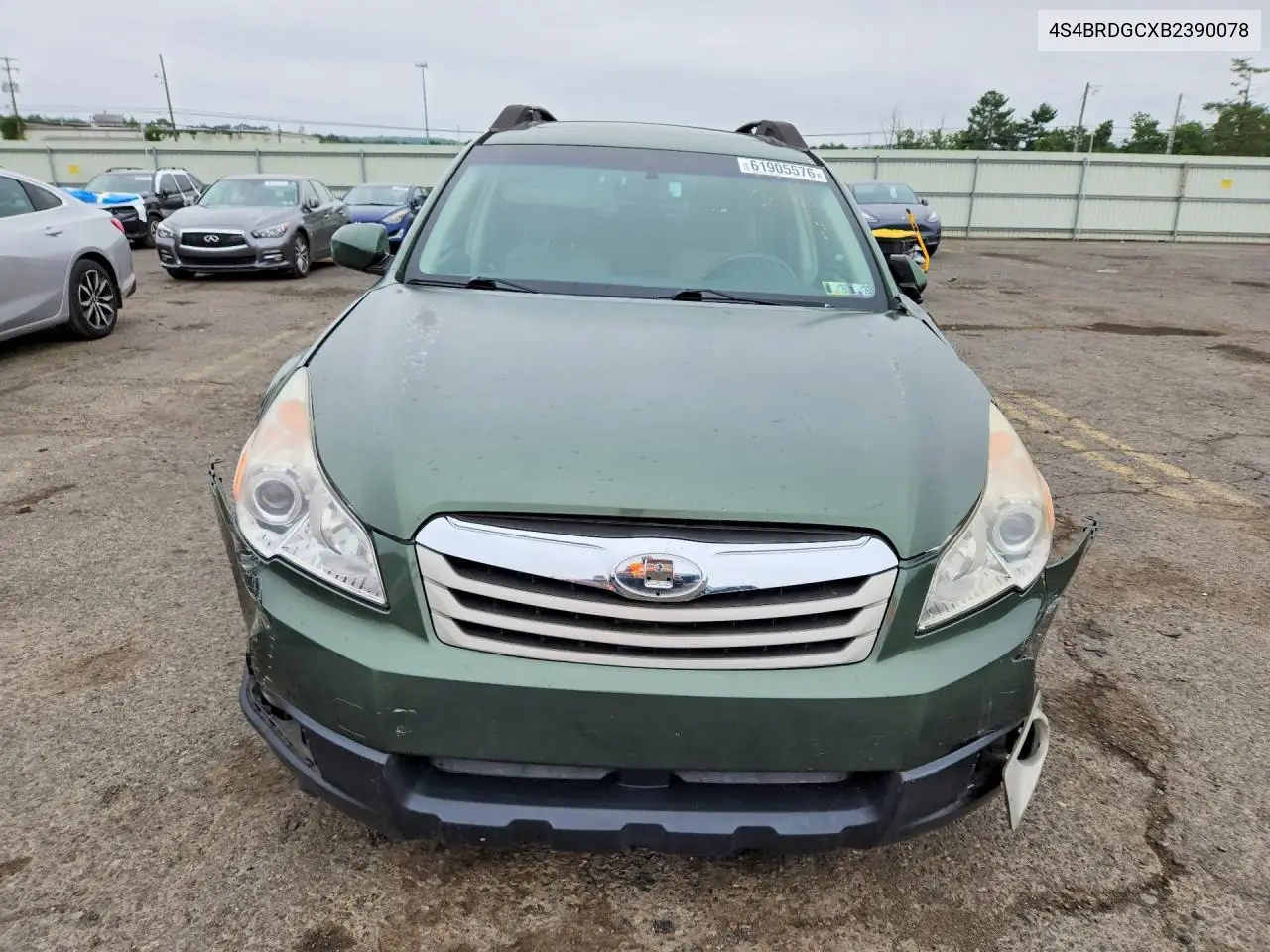 2011 Subaru Outback 3.6R Premium VIN: 4S4BRDGCXB2390078 Lot: 61905576
