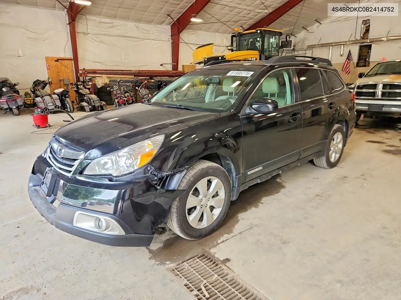 2011 Subaru Outback 3.6R Limited VIN: 4S4BRDKC0B2414752 Lot: 61995776