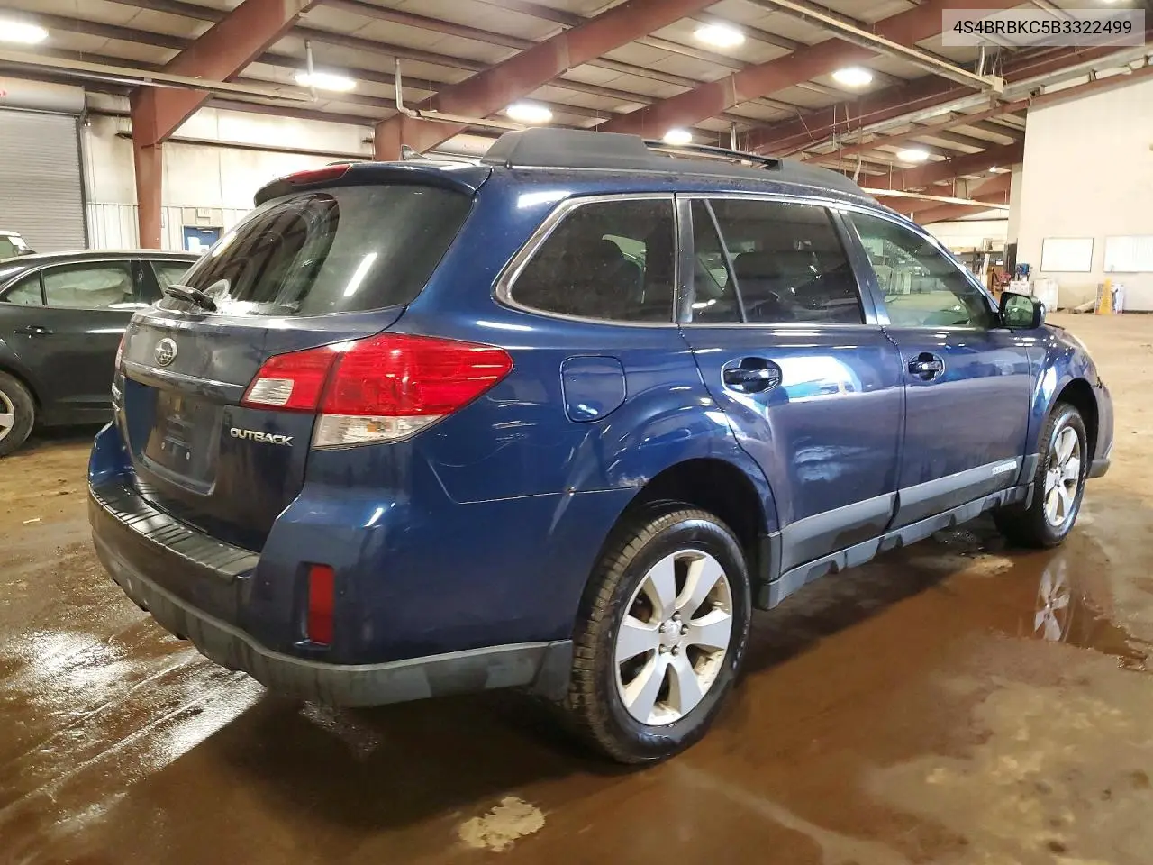 2011 Subaru Outback 2.5I Limited VIN: 4S4BRBKC5B3322499 Lot: 62155416