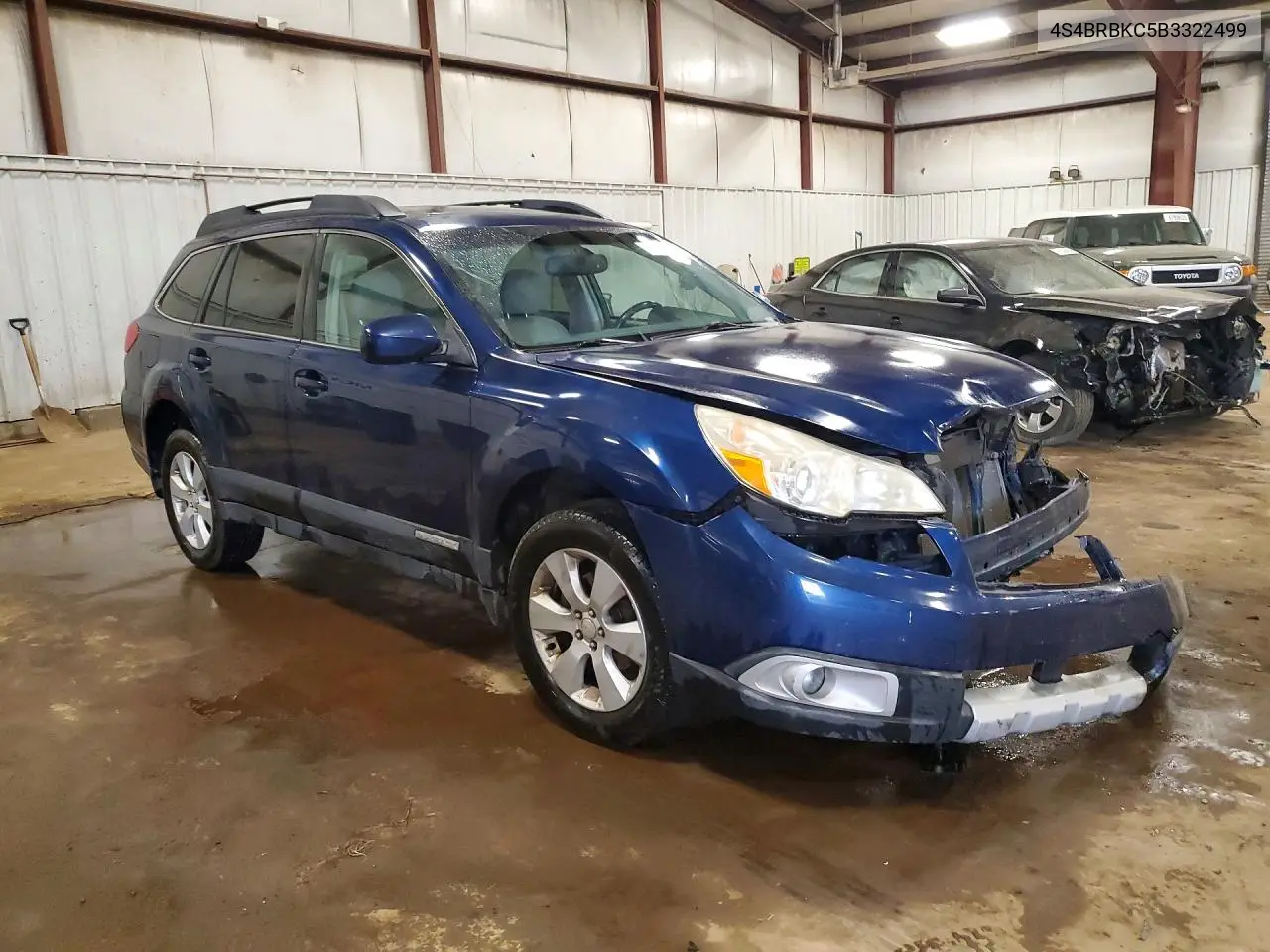 2011 Subaru Outback 2.5I Limited VIN: 4S4BRBKC5B3322499 Lot: 62155416