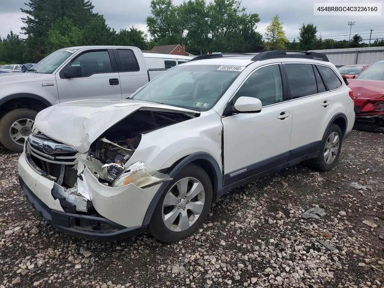 2012 Subaru Outback 2.5I Premium VIN: 4S4BRBGC4C3236160 Lot: 59285166