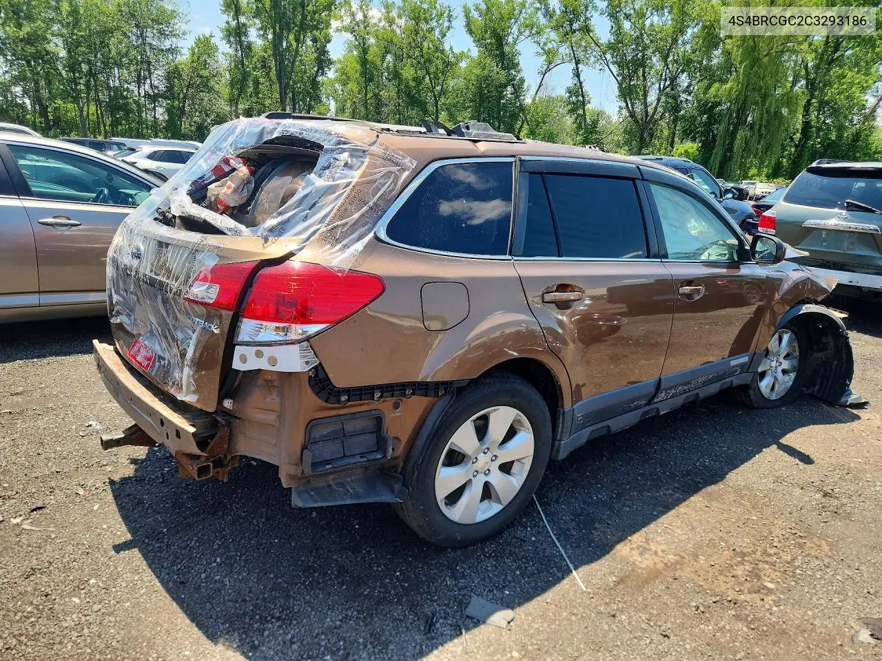 2012 Subaru Outback 2.5I Premium VIN: 4S4BRCGC2C3293186 Lot: 59701646
