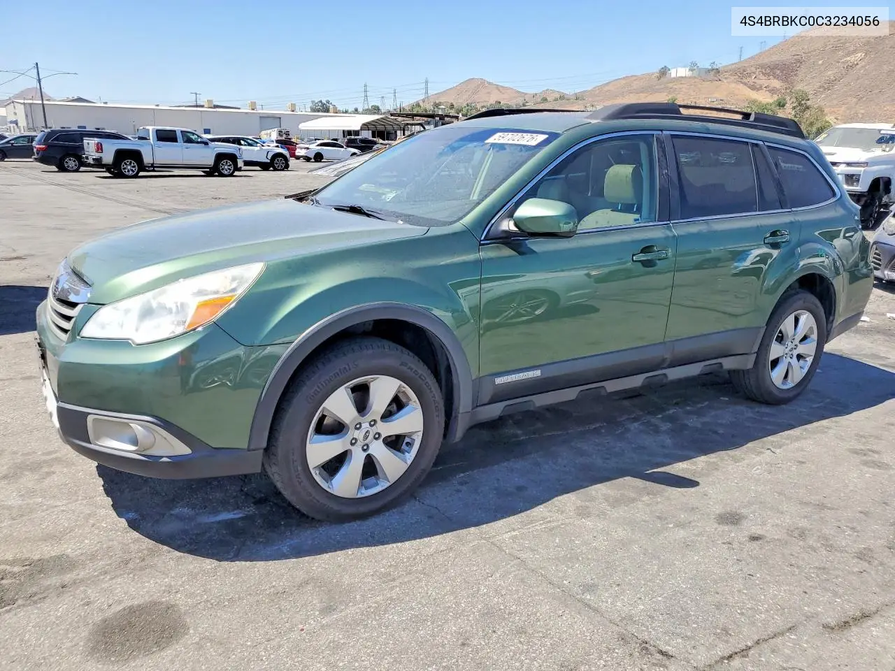 2012 Subaru Outback 2.5I Limited VIN: 4S4BRBKC0C3234056 Lot: 59702676
