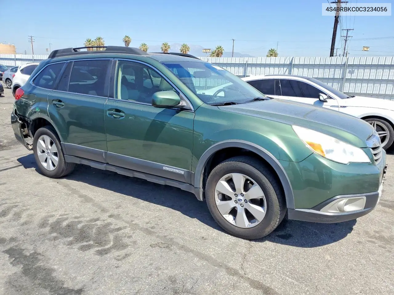 2012 Subaru Outback 2.5I Limited VIN: 4S4BRBKC0C3234056 Lot: 59702676