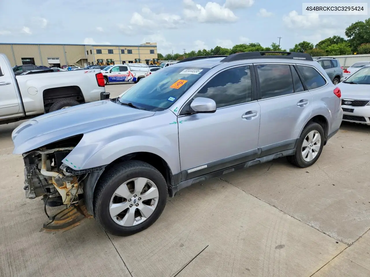 2012 Subaru Outback 2.5I Limited VIN: 4S4BRCKC3C3295424 Lot: 60444036