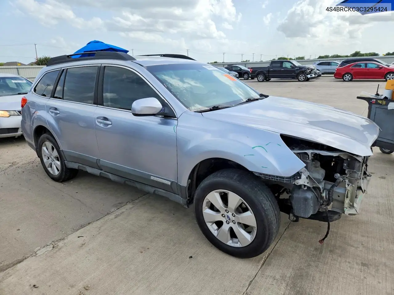 2012 Subaru Outback 2.5I Limited VIN: 4S4BRCKC3C3295424 Lot: 60444036