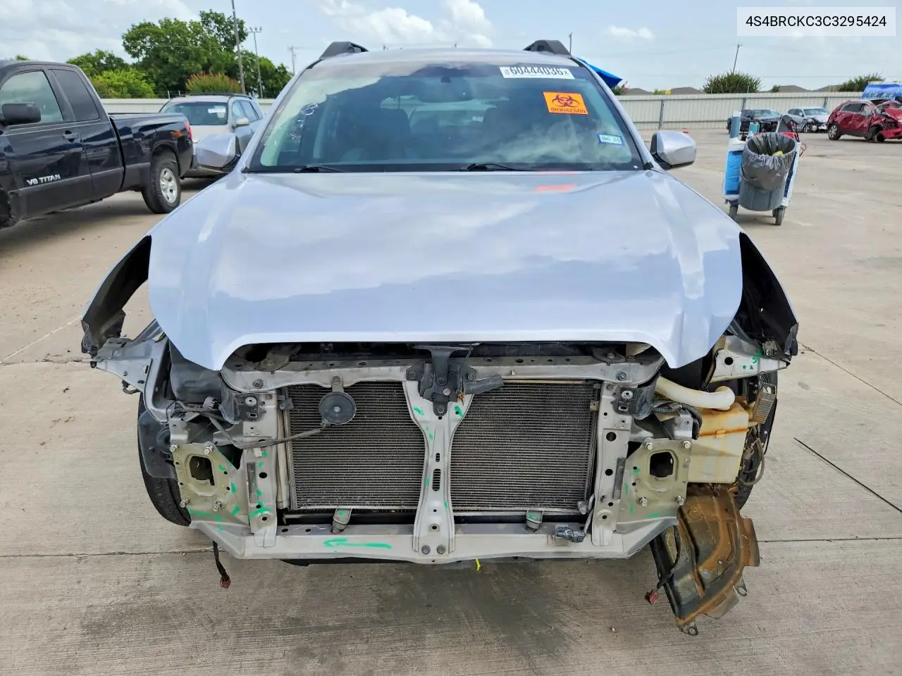 2012 Subaru Outback 2.5I Limited VIN: 4S4BRCKC3C3295424 Lot: 60444036