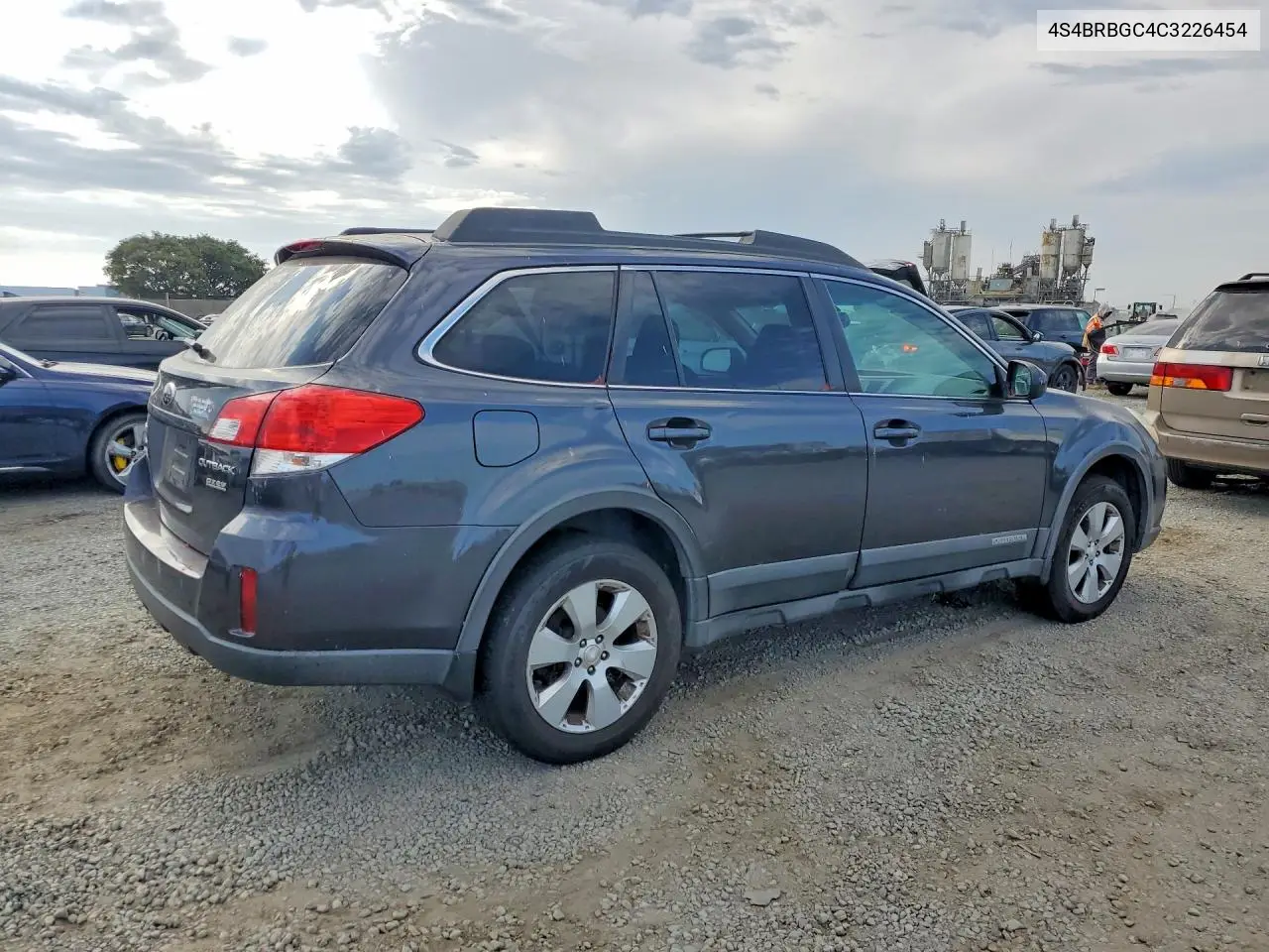 2012 Subaru Outback 2.5I Premium VIN: 4S4BRBGC4C3226454 Lot: 61610876