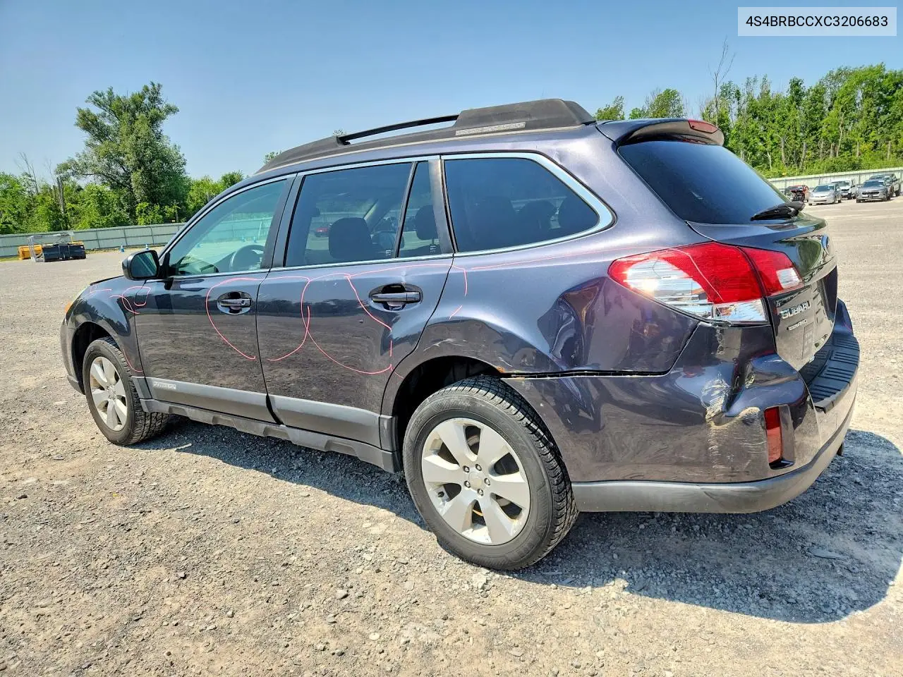 2012 Subaru Outback 2.5I Premium VIN: 4S4BRBCCXC3206683 Lot: 61710796