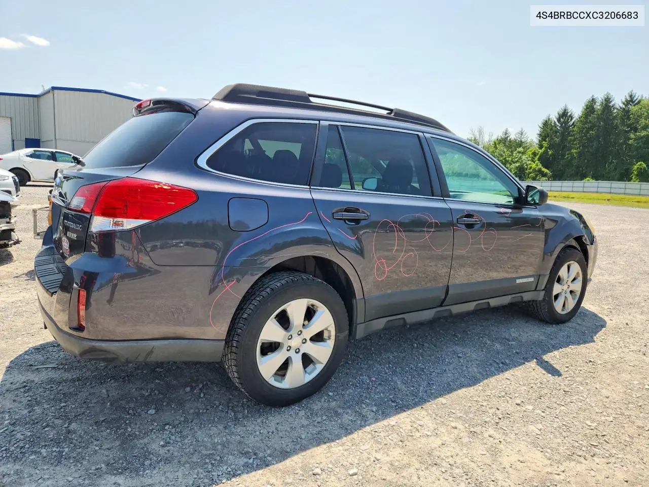 2012 Subaru Outback 2.5I Premium VIN: 4S4BRBCCXC3206683 Lot: 61710796
