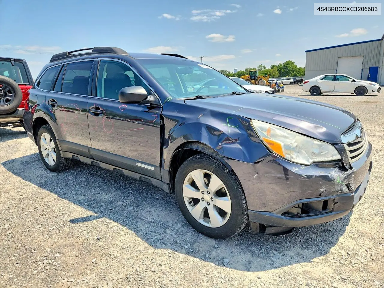 2012 Subaru Outback 2.5I Premium VIN: 4S4BRBCCXC3206683 Lot: 61710796