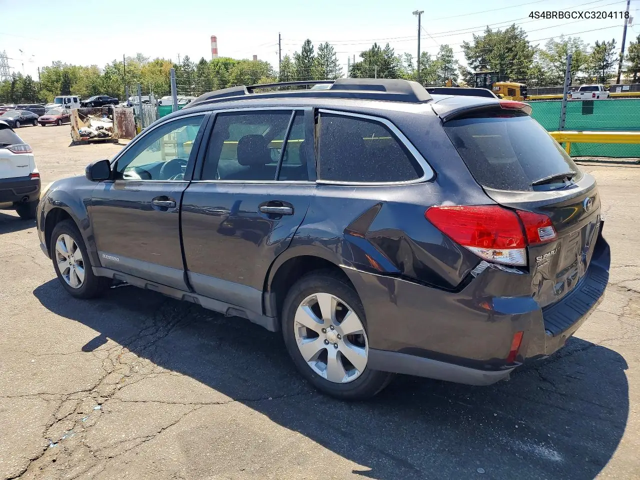 2012 Subaru Outback 2.5I Premium VIN: 4S4BRBGCXC3204118 Lot: 61863436