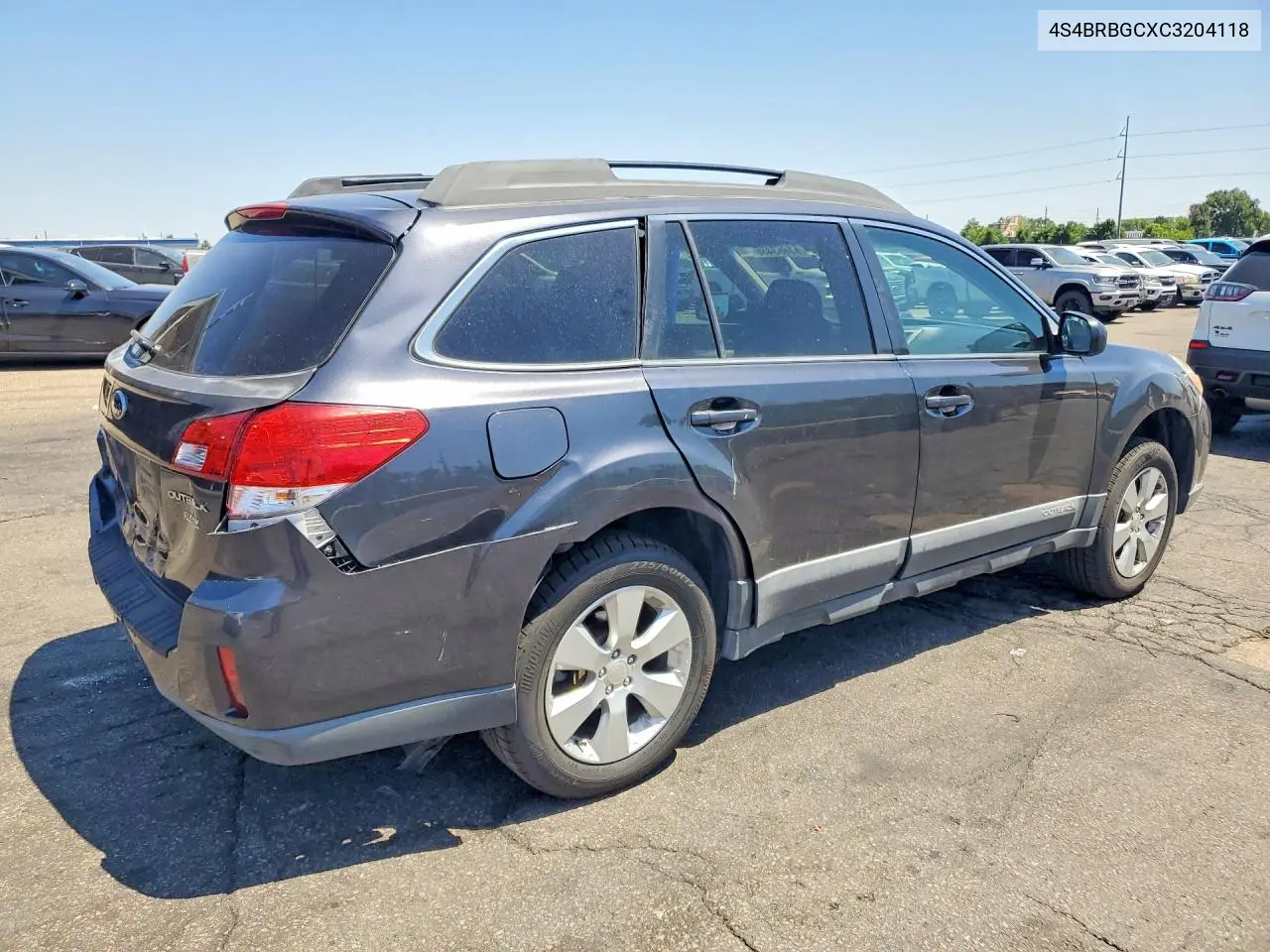 2012 Subaru Outback 2.5I Premium VIN: 4S4BRBGCXC3204118 Lot: 61863436