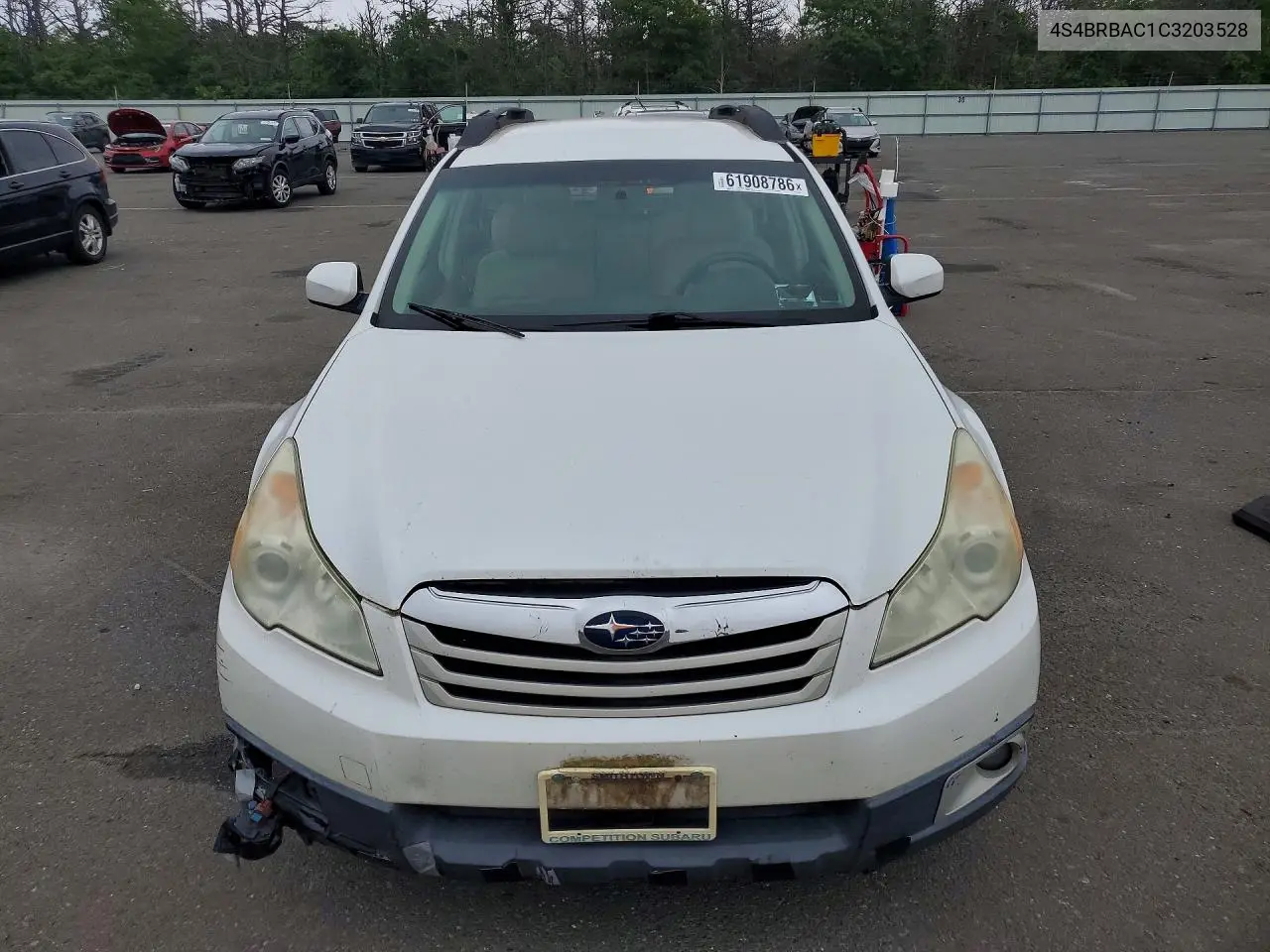 2012 Subaru Outback 2.5I VIN: 4S4BRBAC1C3203528 Lot: 61908786