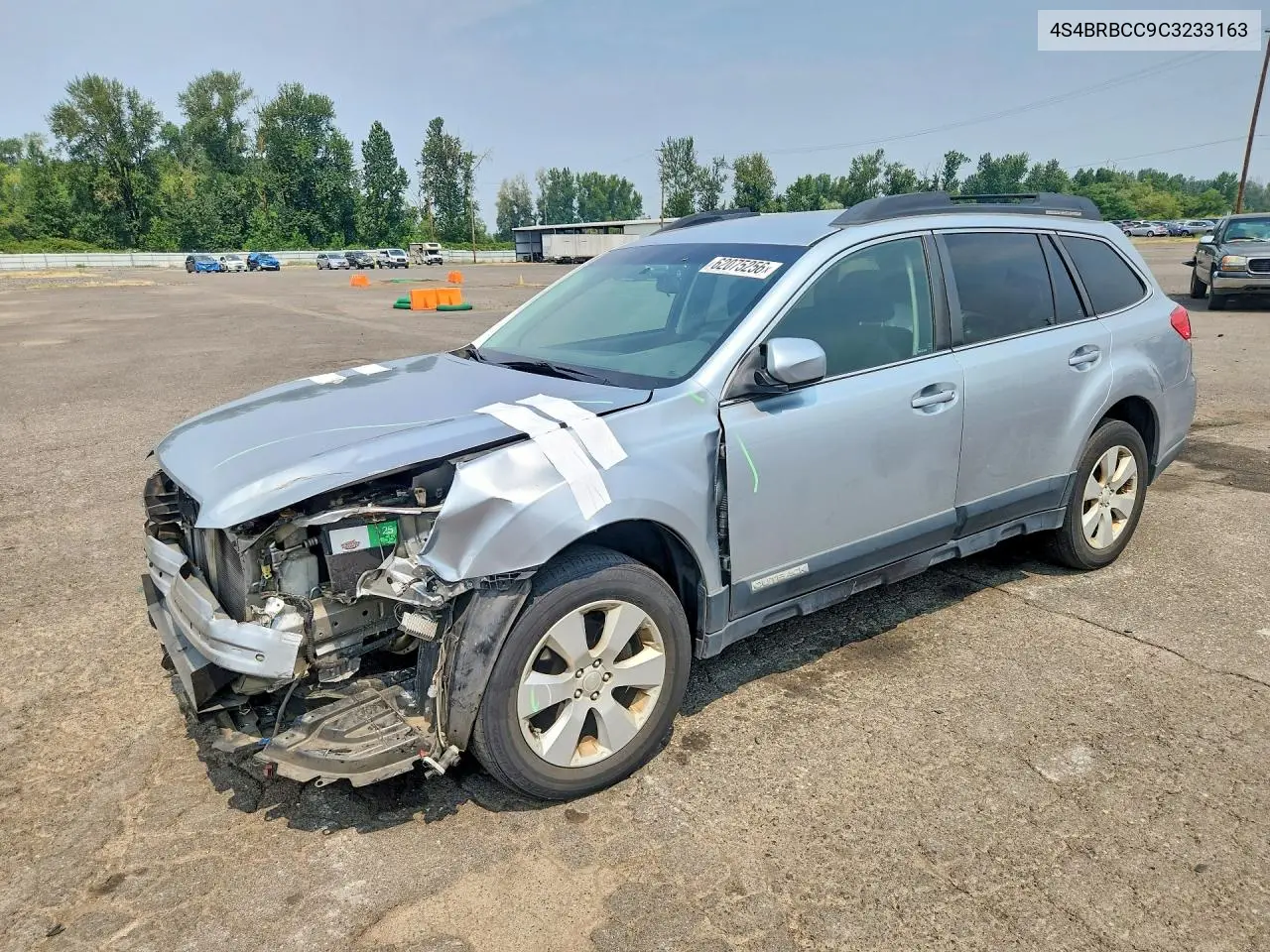 2012 Subaru Outback 2.5I Premium VIN: 4S4BRBCC9C3233163 Lot: 62075256