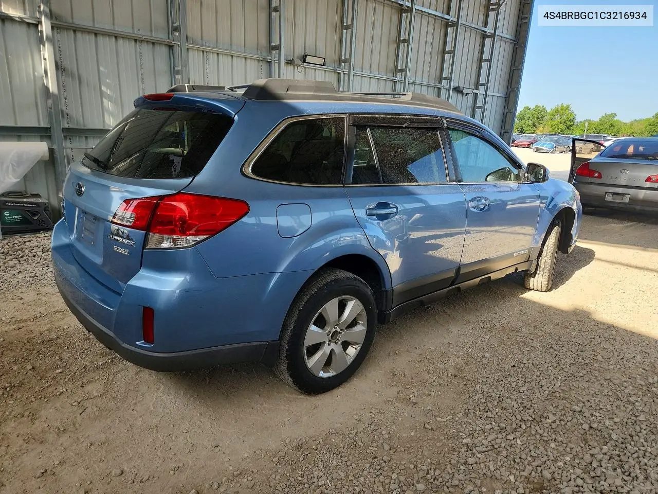 2012 Subaru Outback 2.5I Premium VIN: 4S4BRBGC1C3216934 Lot: 85967795