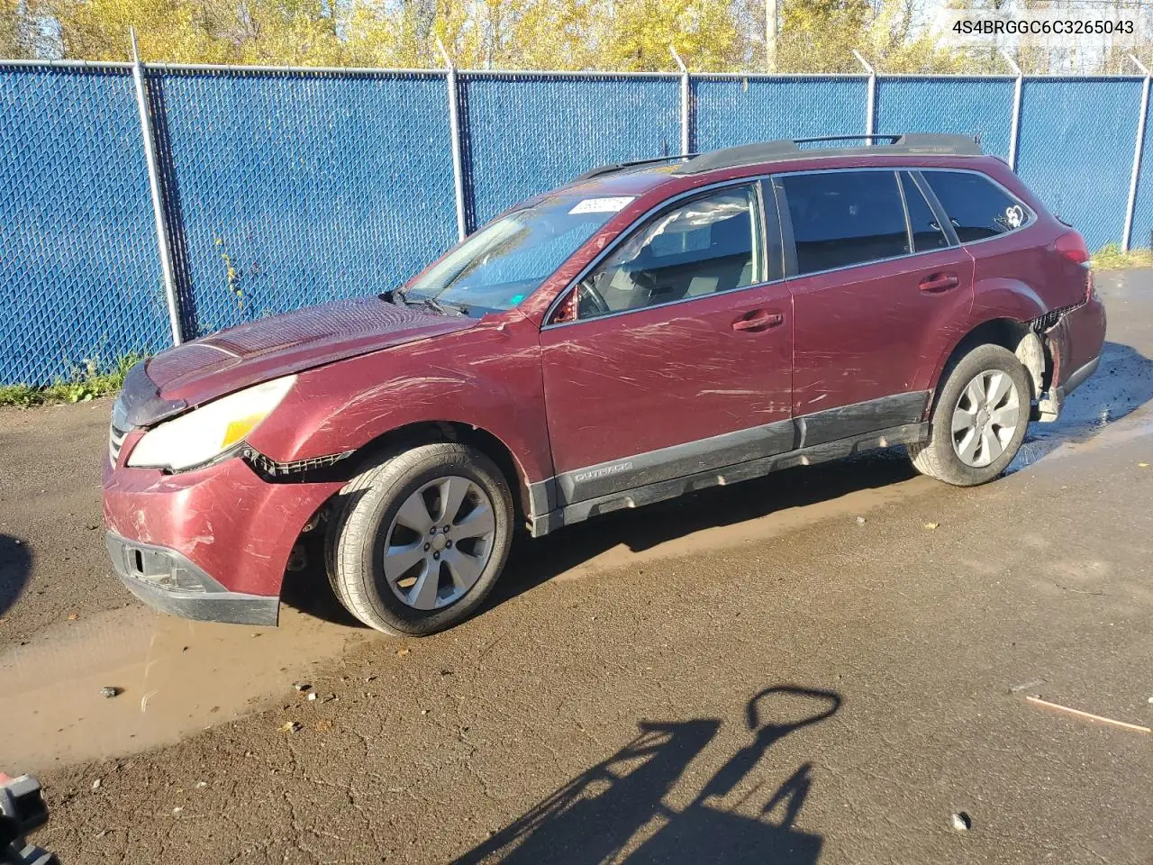 4S4BRGGC6C3265043 2012 Subaru Outback 2.5I Premium