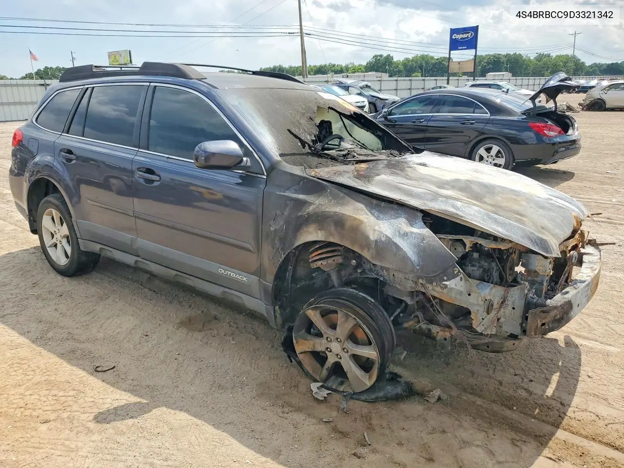 2013 Subaru Outback 2.5I Premium VIN: 4S4BRBCC9D3321342 Lot: 60459476