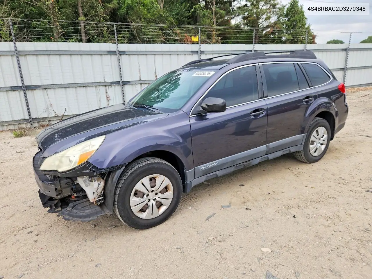 2013 Subaru Outback 2.5I VIN: 4S4BRBAC2D3270348 Lot: 60629076