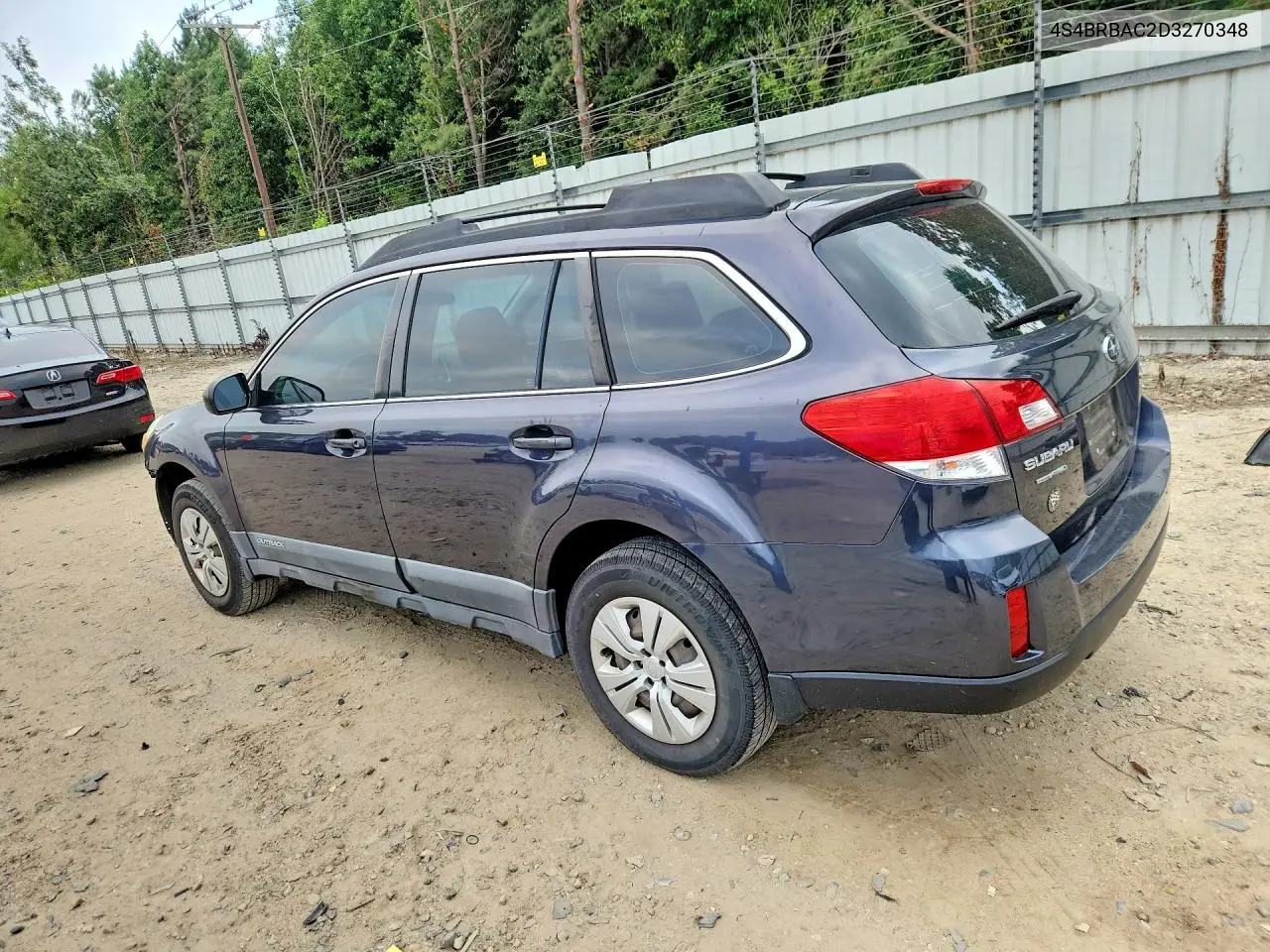 2013 Subaru Outback 2.5I VIN: 4S4BRBAC2D3270348 Lot: 60629076