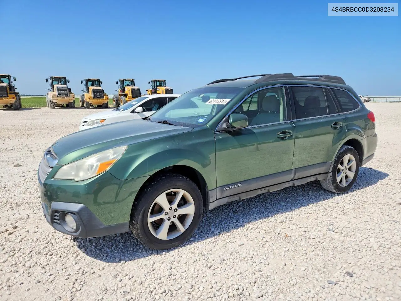 2013 Subaru Outback 2.5I Premium VIN: 4S4BRBCC0D3208234 Lot: 61442916