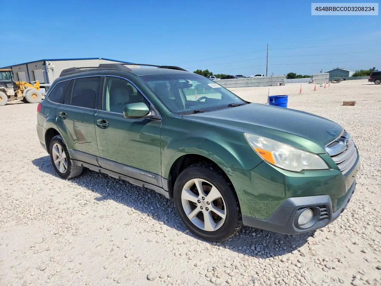 2013 Subaru Outback 2.5I Premium VIN: 4S4BRBCC0D3208234 Lot: 61442916