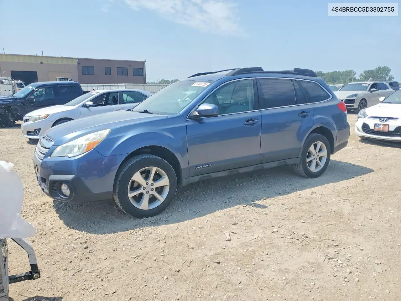 2013 Subaru Outback VIN: 4S4BRBCC5D3302755 Lot: 61750786