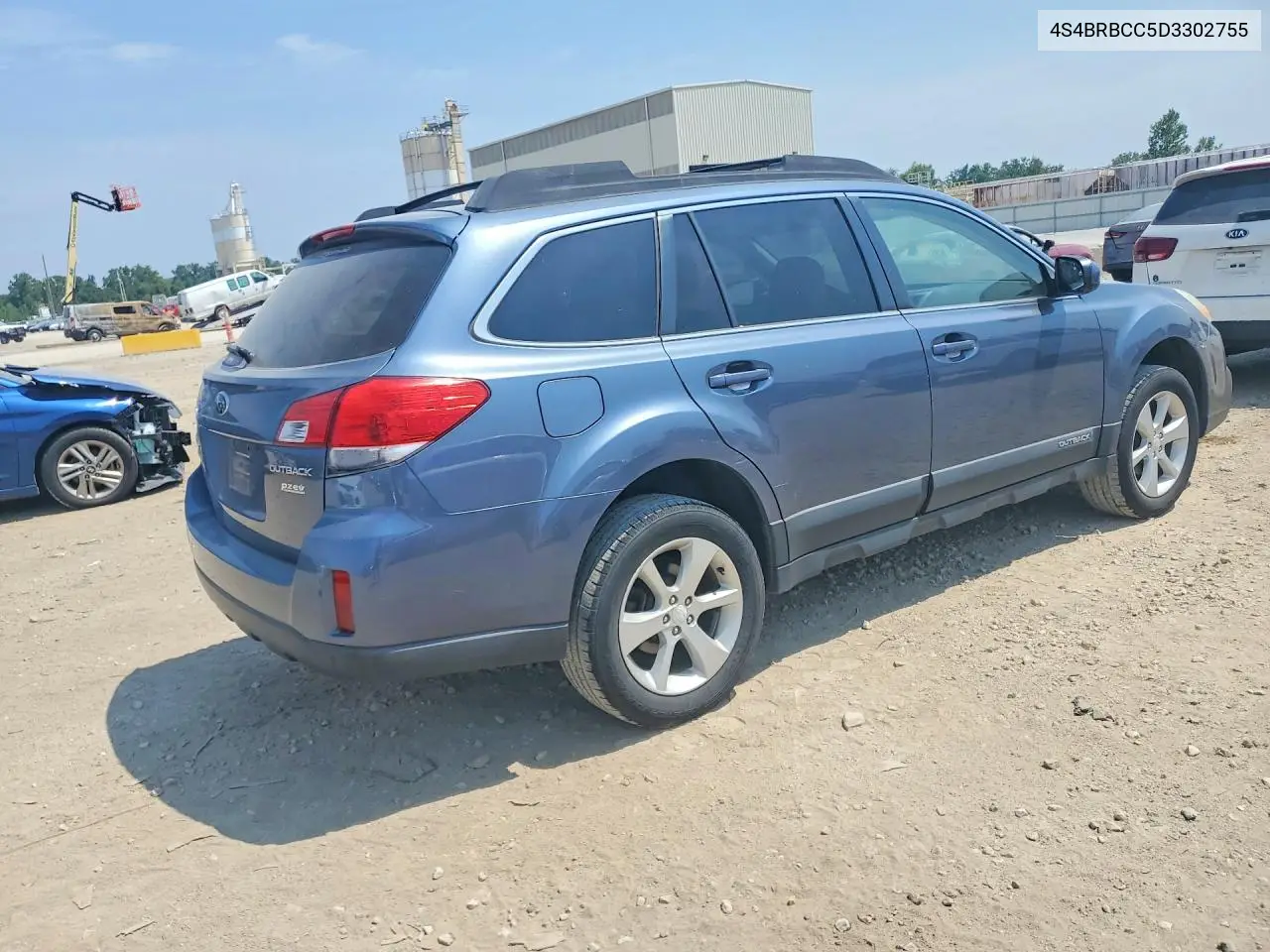 2013 Subaru Outback VIN: 4S4BRBCC5D3302755 Lot: 61750786