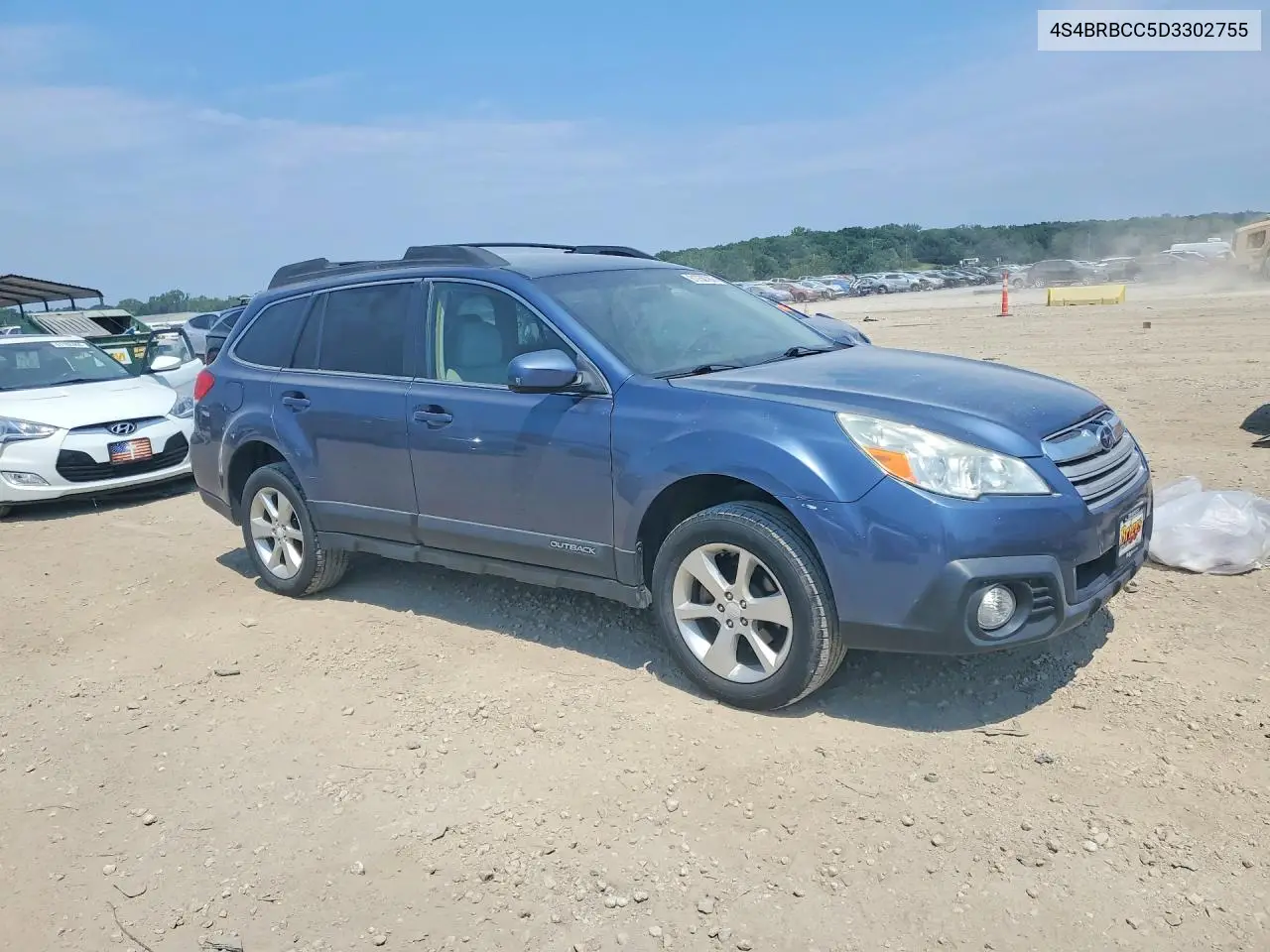 2013 Subaru Outback VIN: 4S4BRBCC5D3302755 Lot: 61750786