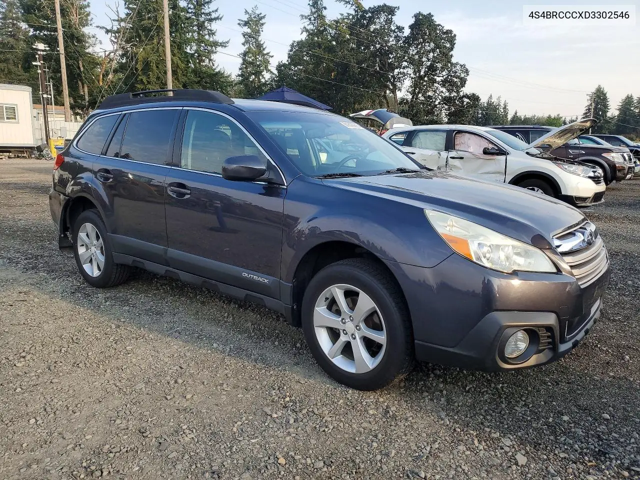 2013 Subaru Outback 2.5I Premium VIN: 4S4BRCCCXD3302546 Lot: 61812286