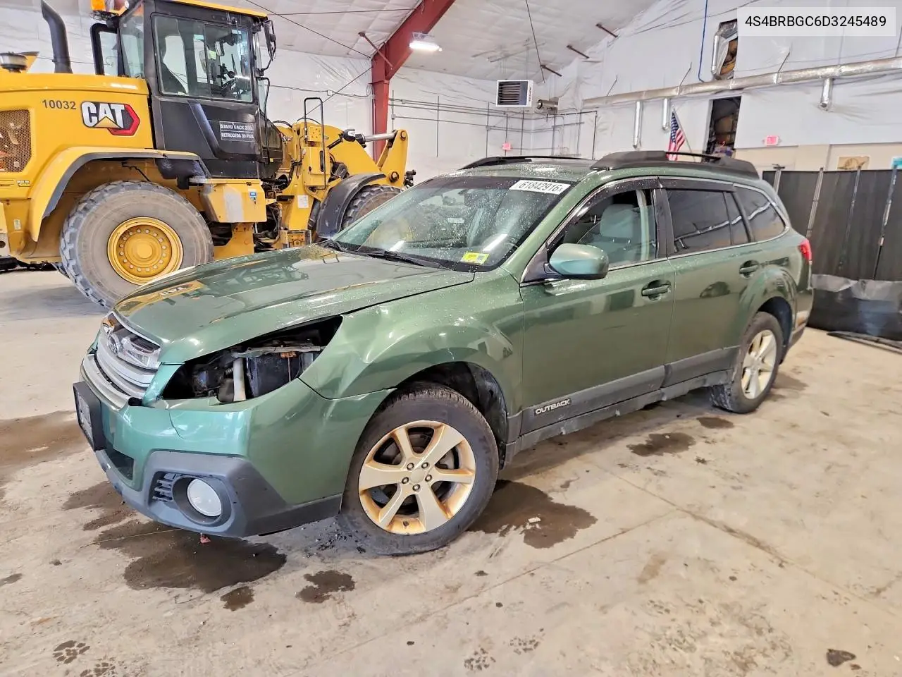 2013 Subaru Outback 2.5I Premium VIN: 4S4BRBGC6D3245489 Lot: 61842916