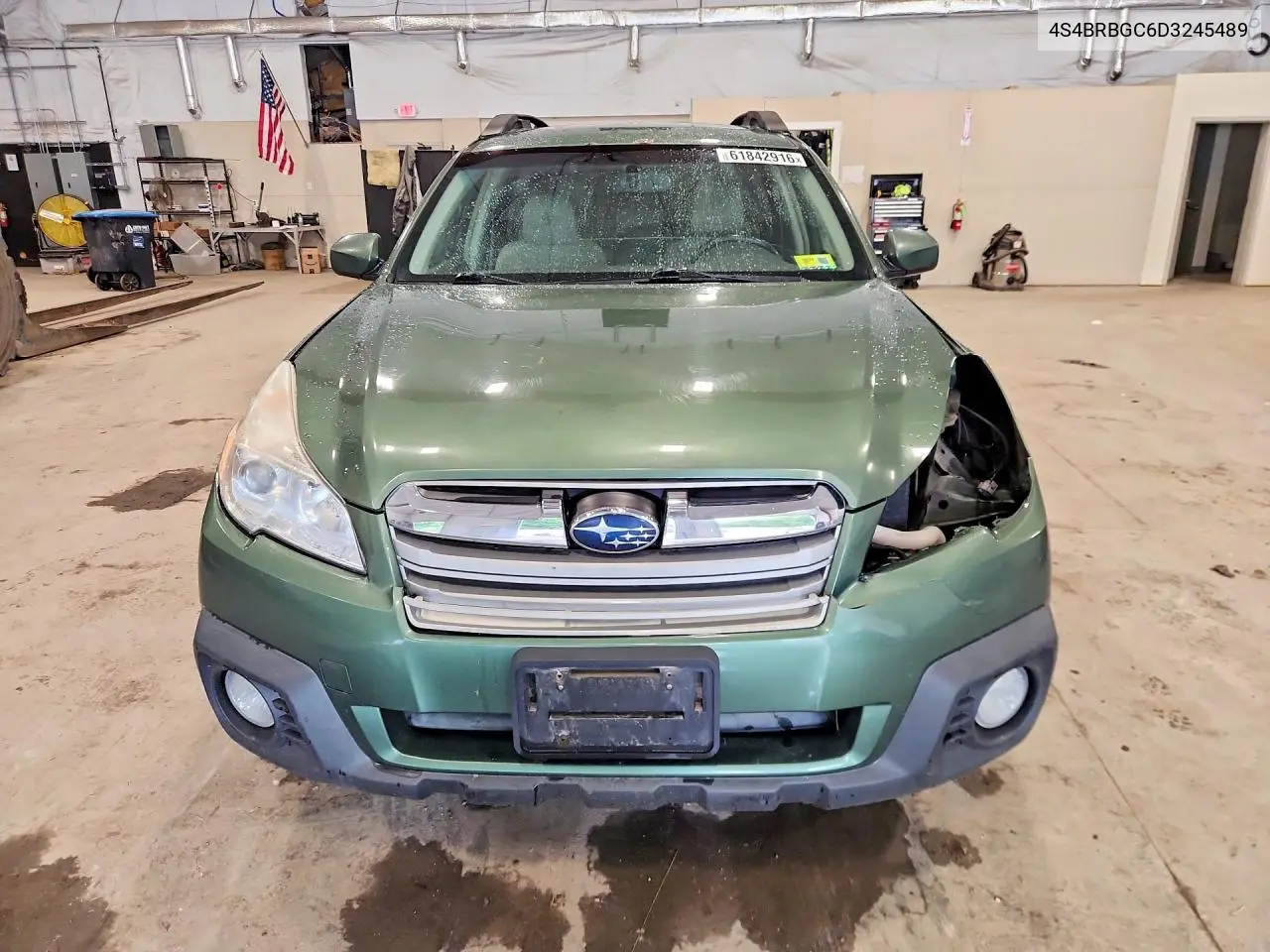 2013 Subaru Outback 2.5I Premium VIN: 4S4BRBGC6D3245489 Lot: 61842916