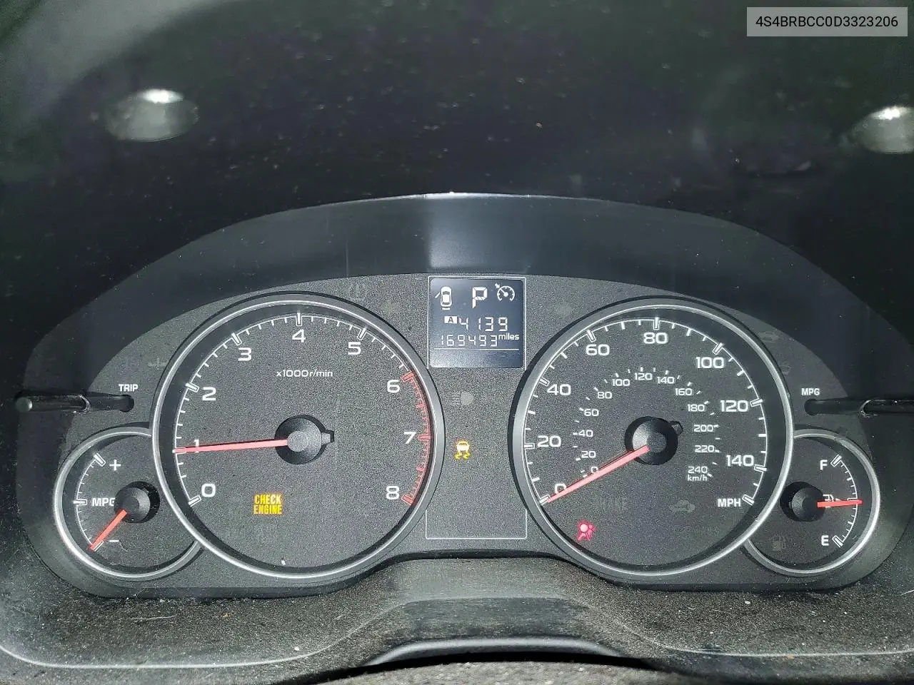 2013 Subaru Outback 2.5I Premium VIN: 4S4BRBCC0D3323206 Lot: 62002176