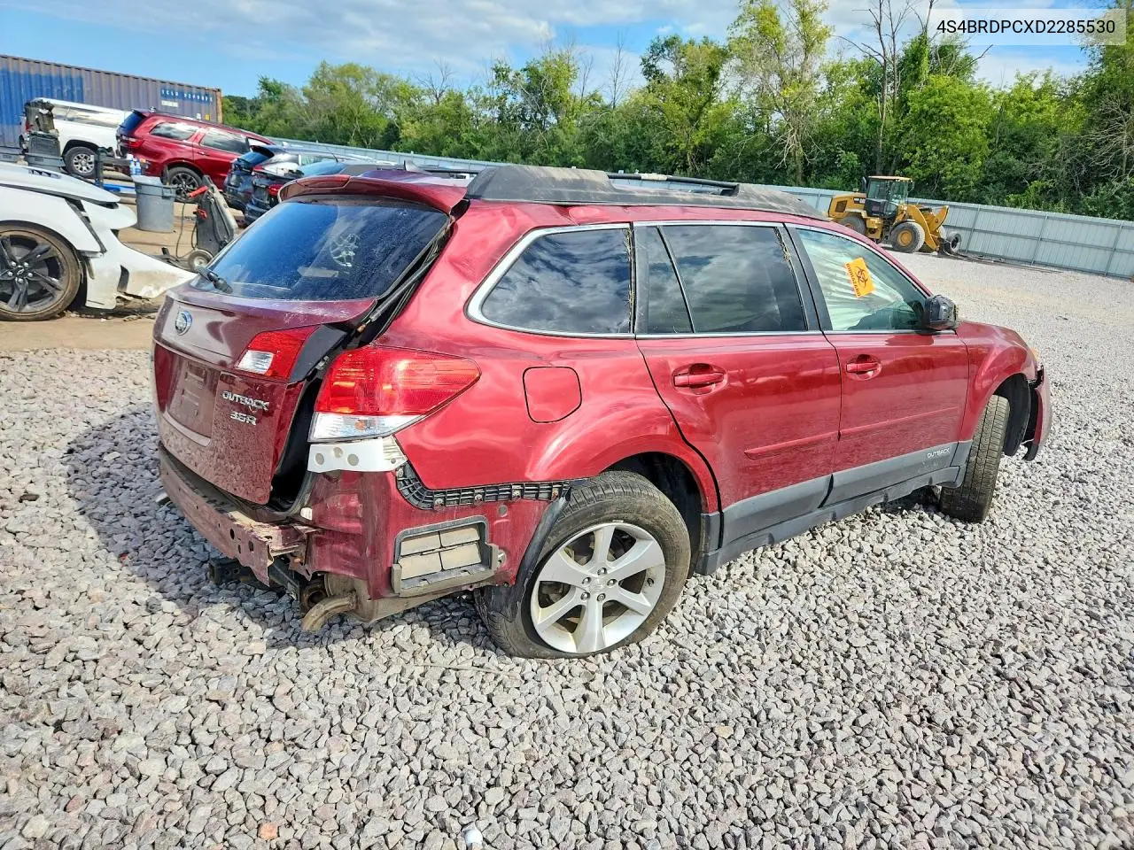 2013 Subaru Outback 3.6R Limited VIN: 4S4BRDPCXD2285530 Lot: 62074166